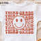 Retro Third Grade SVG, Retro Smile Face svg, Back to school svg - 1.jpg