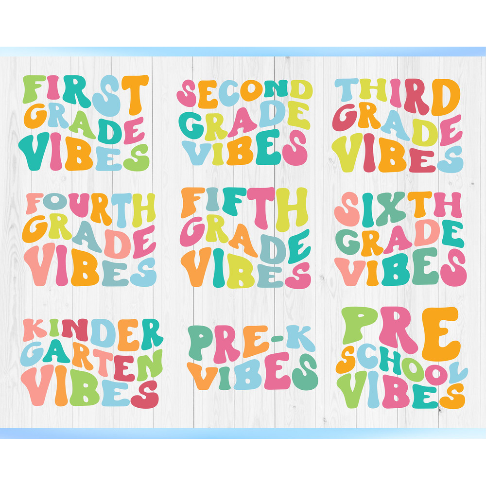 School Vibes SVG Bundle, Retro School svg shirts, Back to School svg, First Day of School svg - 2.jpg