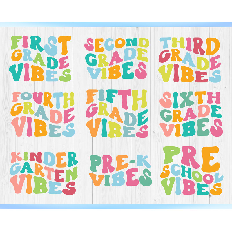 School Vibes SVG Bundle, Retro School svg shirts, Back to School svg, First Day of School svg - 2.jpg