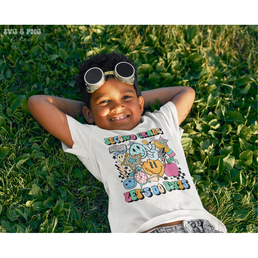 School Let's Do This SVG Bundle, Retro School Grade Svg Set, Preschool and Kindergarten Svg Bundle, Kids Smileys Back to School Download Svg - 5.jpg