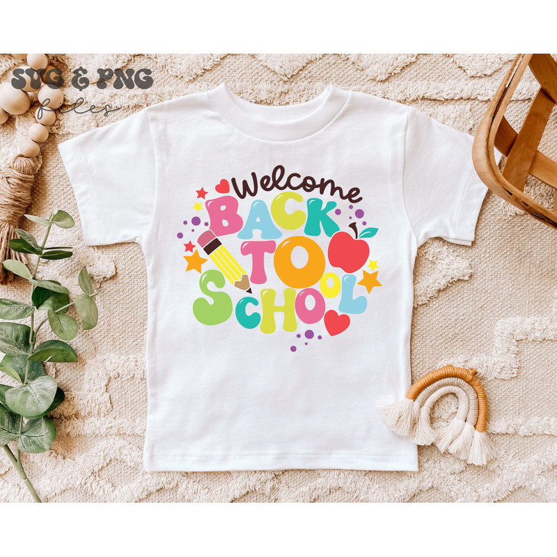 Welcome Back To School SVG, Retro Back To School SVG, Back To School shirt svg, First day of school svg - 2.jpg