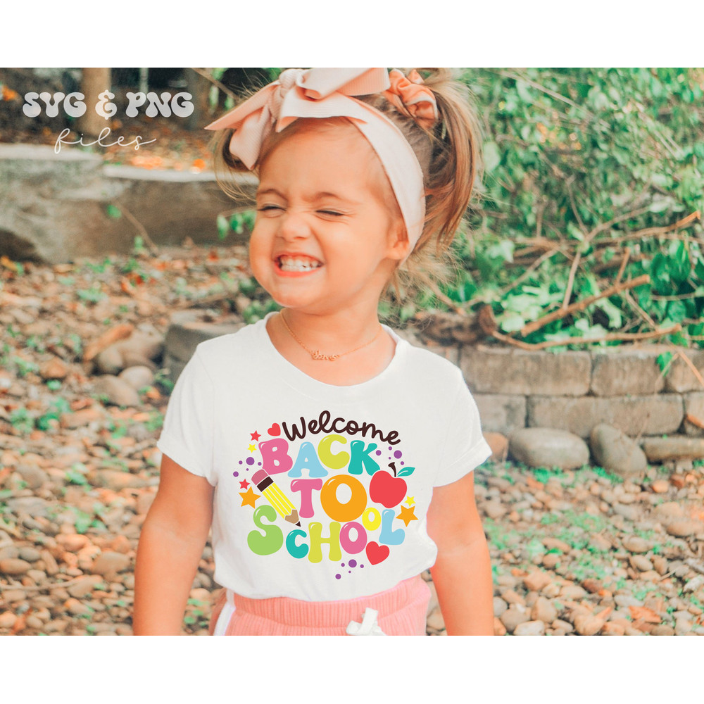 Welcome Back To School SVG, Retro Back To School SVG, Back To School shirt svg, First day of school svg - 5.jpg