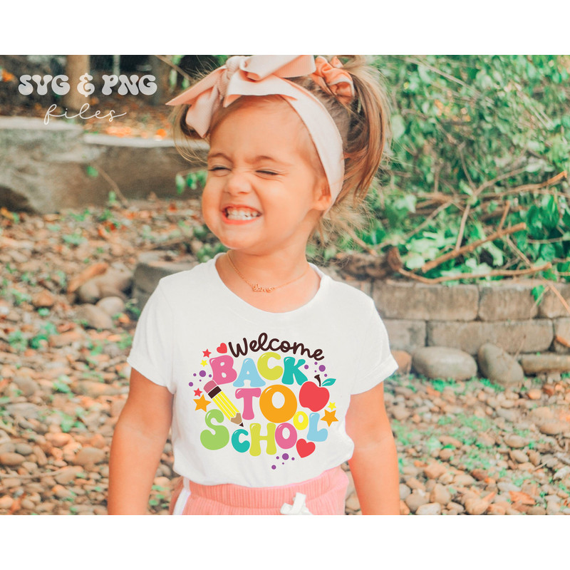 Welcome Back To School SVG, Retro Back To School SVG, Back To School shirt svg, First day of school svg - 5.jpg