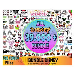 39000 All Disney Svg Bundle, Mickey Svg, Princess Svg