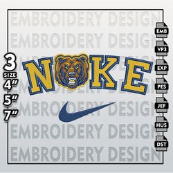 NCAA Embroidery Files, Nike UC Riverside Embroidery Designs, UC Riverside, Machine Embroidery Files