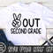 Peace Out Second Grade Svg, Last Day of School Svg, Kids End of School, Boys Graduation Shirt, Teacher, Digital Download Png, Dxf, Eps Files - 2.jpg