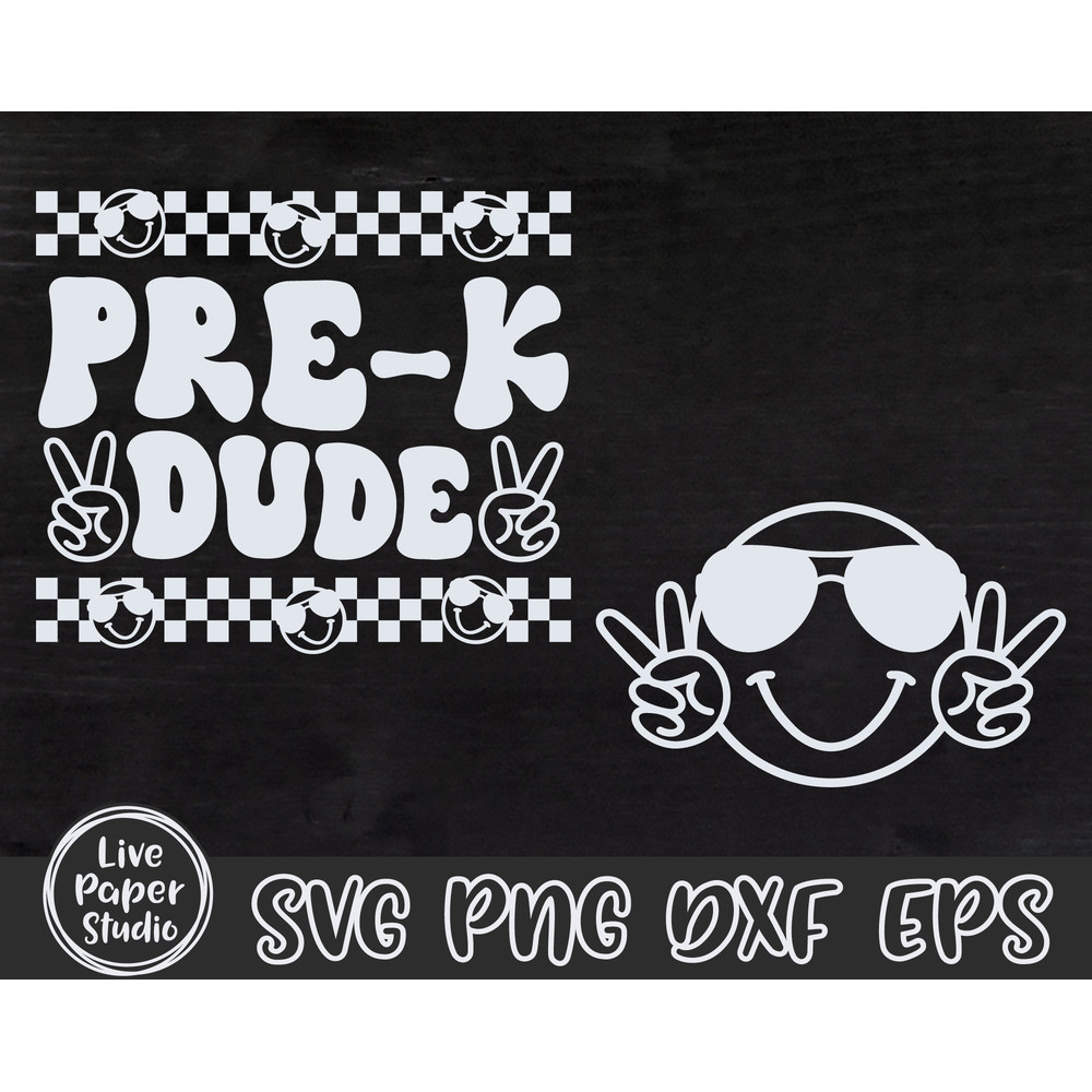 PreK Dude Svg, Pre-K Svg, Pre K Teacher Svg, Pre K Svg, Back To School Svg, Pre K Crew Svg, Kids Shirt, Digital Download Png, Dxf, Eps Files - 5.jpg