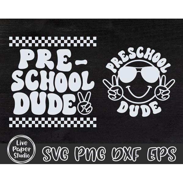 Retro Preschool Dude Svg, Preschool Svg, Preschool Teacher S Inspire