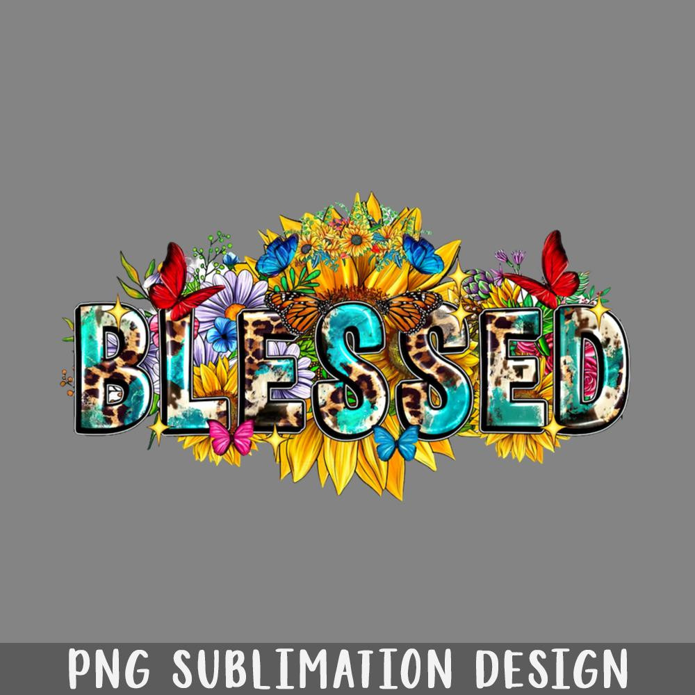 A10072365-Blessed Western PNG, Blessed Design PNG, Sublimation Blessed PNG.jpg