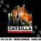 CATZILLA - Funny Kitty Tshirt for Cat lovers to Halloween copy.jpg