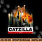 CATZILLA - Funny Kitty Tshirt for Cat lovers to Halloween copy.jpg