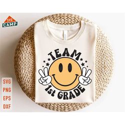 team first grade svg, first grade svg, 1st grade svg, 1st day of school, back to school svg, first day of school svg, fi