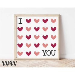 i heart you svg | valentine's day svg | boho valentine svg | i love you svg | valentines sign svg | feb 14 svg | v-day s