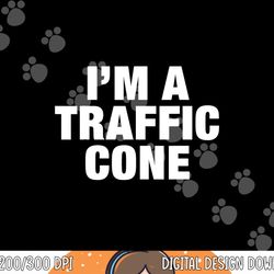 funny i m a traffic cone shirt adult costume halloween png, sublimation copy