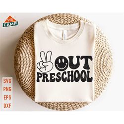 peace out preschool svg, last day of school svg, preschool svg, pre k svg, preschool graduation, end of school svg, boy