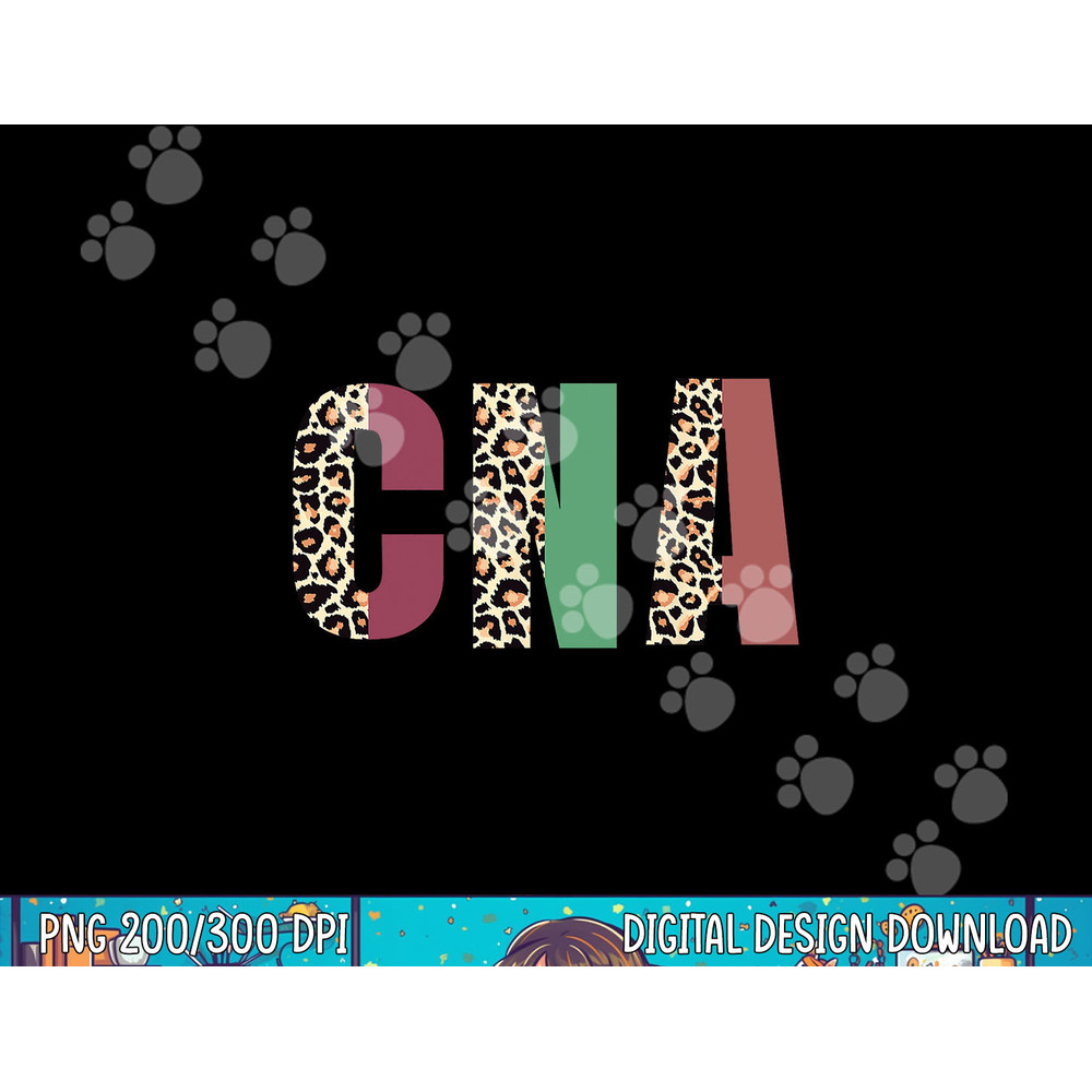 Funny Leopard Nursing Tee Cna, Certified Nursing Assistant png, sublimation copy.jpg