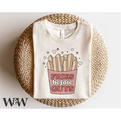 fries before guys svg | valentine's day svg | retro valentine svg | valentines shirt svg | valentine sublimation png | f