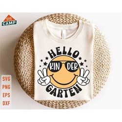 hello kindergarten svg, kindergarten svg, first day of kindergarten, back to school svg, first day of school svg, kinder