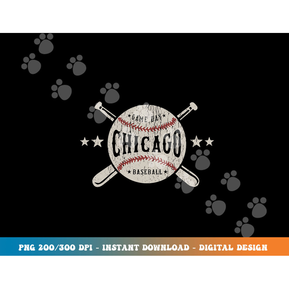 Chicago Illinois IL png, sublimation Vintage Baseball Graphic Tee copy.jpg