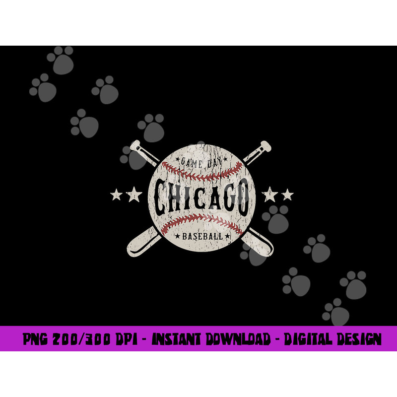 Chicago Illinois IL png, sublimation Vintage Baseball Graphic Tee copy.jpg