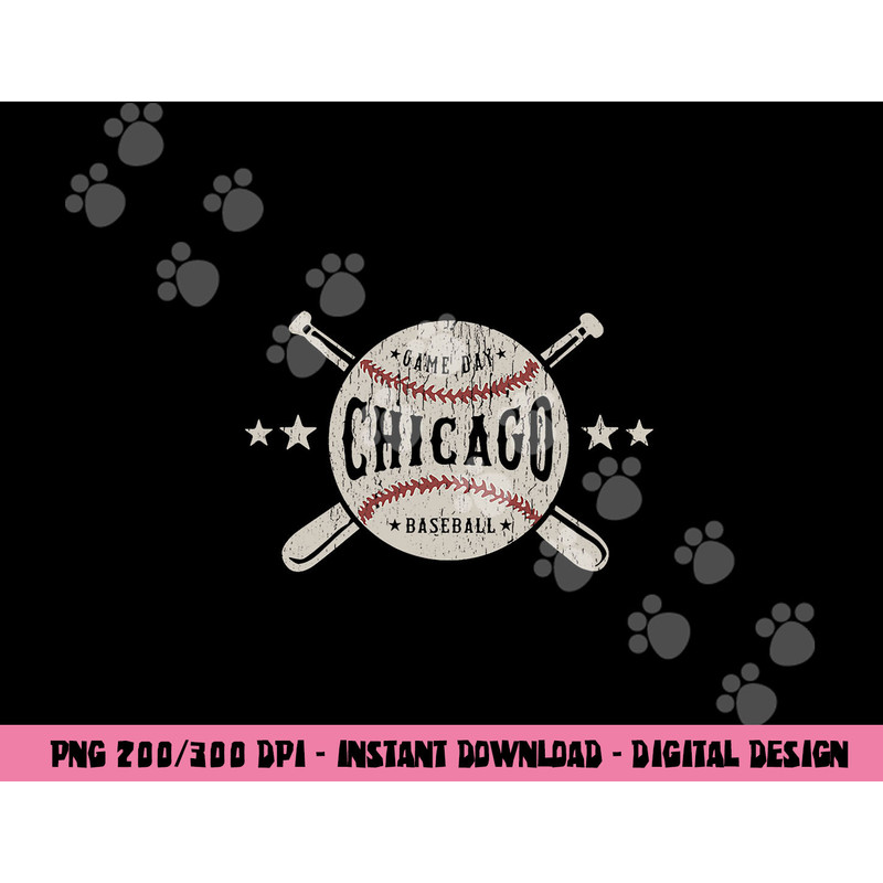 Chicago Illinois IL png, sublimation Vintage Baseball Graphic Tee copy.jpg
