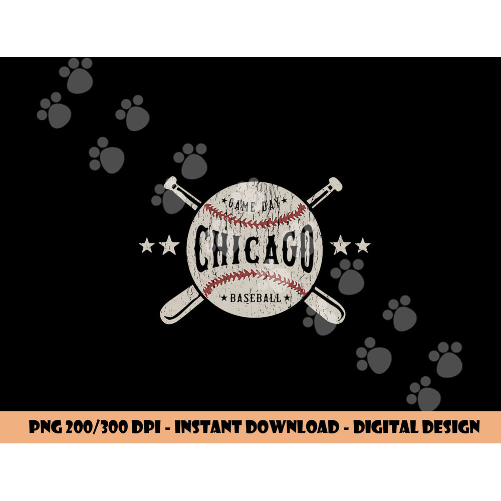 Chicago Illinois IL png, sublimation Vintage Baseball Graphic Tee copy.jpg