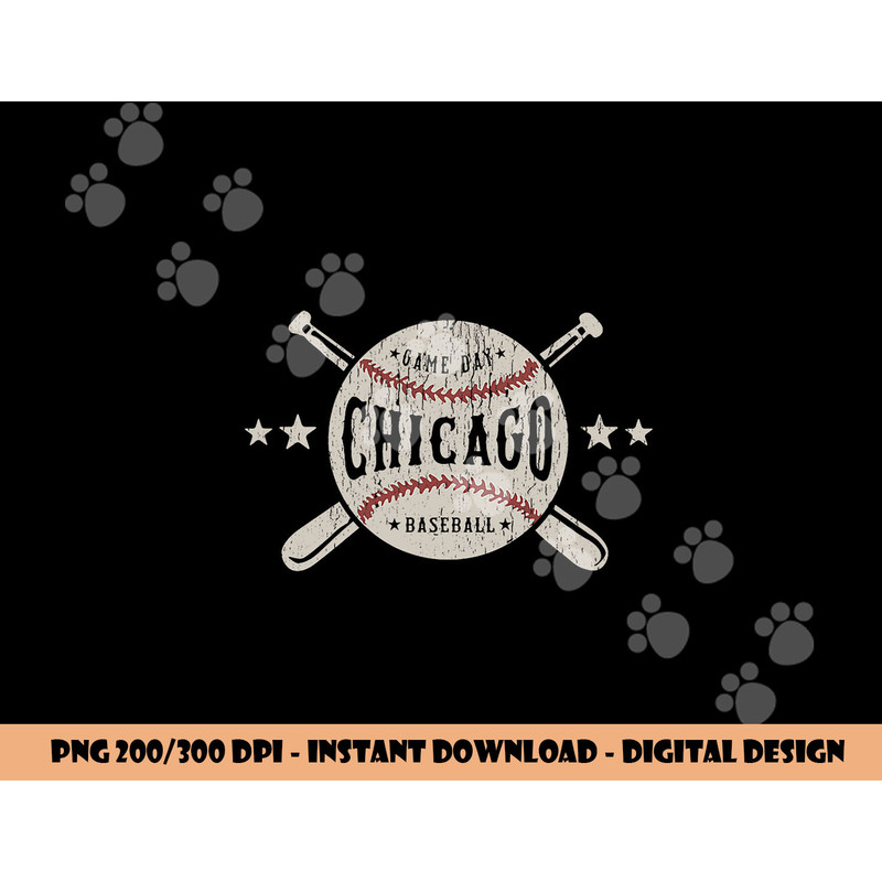 Chicago Illinois IL png, sublimation Vintage Baseball Graphic Tee copy.jpg