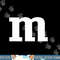 Funny Letter m Chocolate Candy Halloween Team Groups Costume png, sublimation copy.jpg