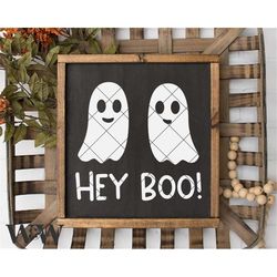 hey boo svg png | funny halloween sign svg | boo crew svg | cute ghosts svg | halloween door sign svg