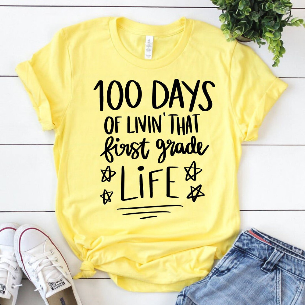 100 Days of School SVG, 1st Grade SVG, First Grade svg, 100th Day of School svg, 100 Days svg, Teacher svg, School svg, Cut File Cricut - 3.jpg