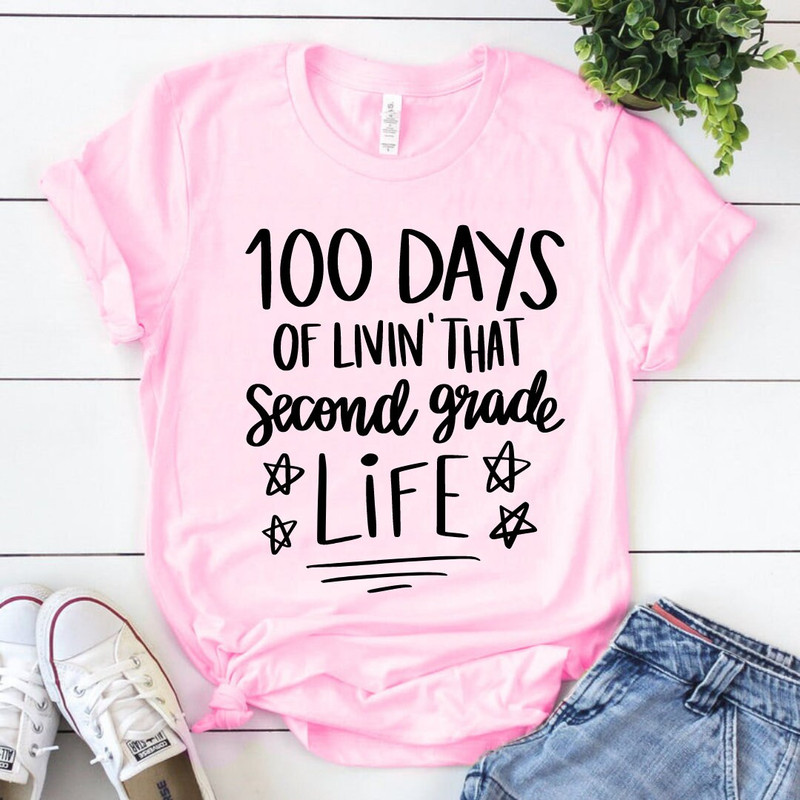 100 Days of School SVG, 2nd Grade SVG, Second Grade svg, 100th Day of School svg, 100 Days svg, Teacher svg, School svg, Cut File Cricut - 3.jpg