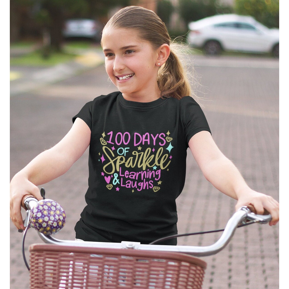 100 Days of School SVG, 100th Day of School svg, 100 Days , Sparkle svg, Learning svg, Teacher svg, School svg, School Shirt,Cut File Cricut - 5.jpg
