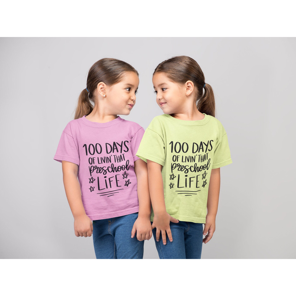 100 Days of School SVG, Preschool Grade SVG, 100th Day of School svg, 100 Days svg, Teacher svg, School svg, Cut File Cricut, Silhouette - 4.jpg