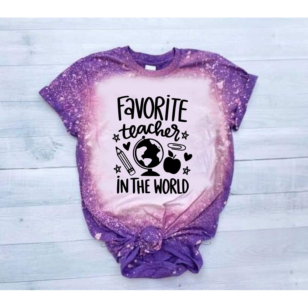 Favorite Teacher in the World SVG, Teacher Life Svg, Teacher Sublimation, Teacher Gift, Teacher Shirt svg, Teacher Quote, Cricut Cut File - 3.jpg