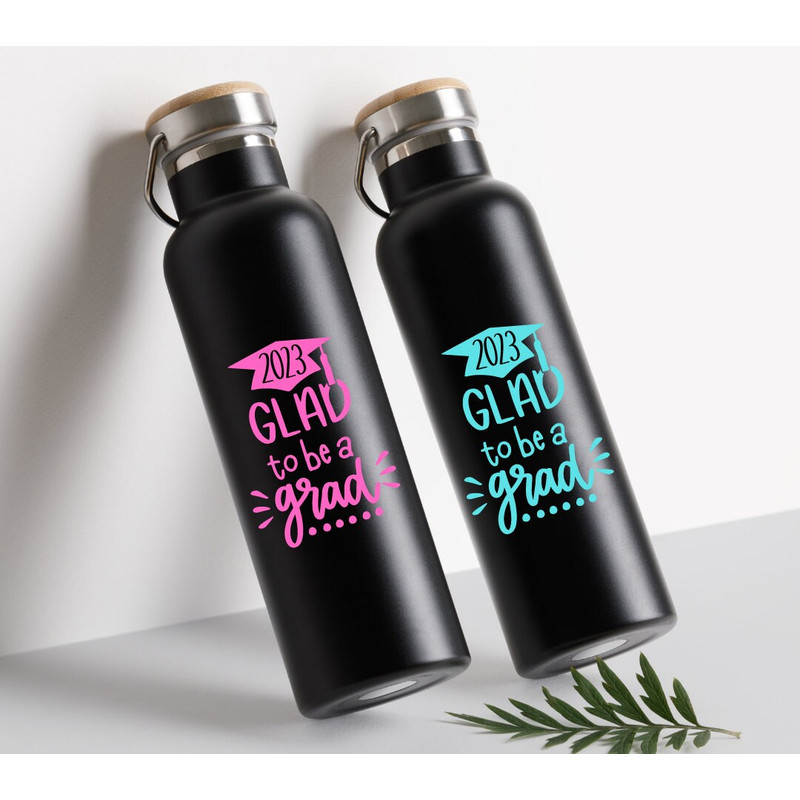 Glad to be a Grad SVG, Graduation Cap SVG, Graduation 2023, Class of 2023, Graduate, Vinyl Transfer, Senior, Cut File Cricut, Silhouette - 3.jpg