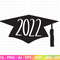 Graduation Cap SVG, Graduation SVG, Graduation 2022, Class of 2022, Graduate, Clipart, Vinyl Transfer, Senior, Cut File Cricut, Silhouette - 1.jpg