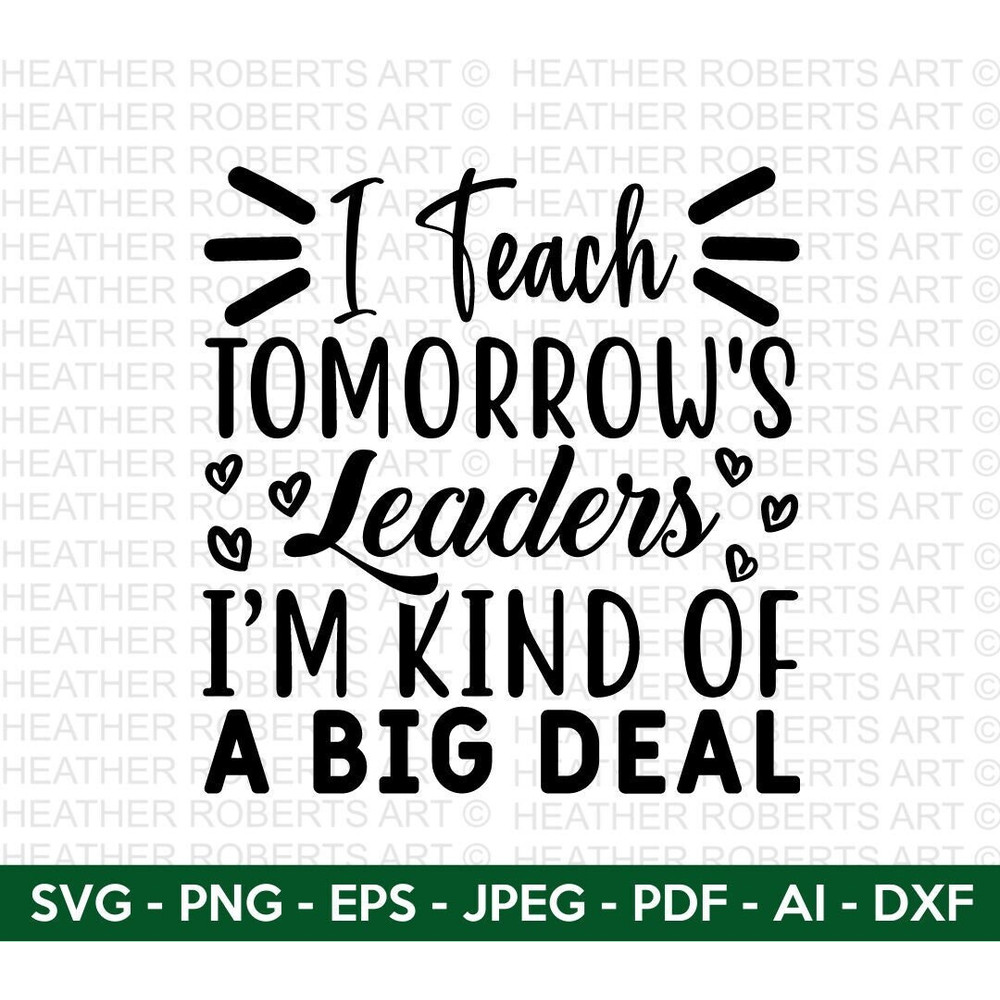 I'm Kind of a Big Deal SVG, Teacher svg, Back to School Svg, School Svg, School Shirt svg, Teacher Shirts Svg, Cut File Cricut, - 1.jpg