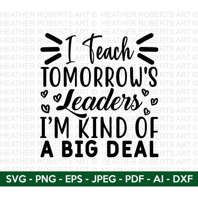 I'm Kind of a Big Deal SVG, Teacher svg, Back to School Svg, School Svg, School Shirt svg, Teacher Shirts Svg, Cut File Cricut, - 1.jpg