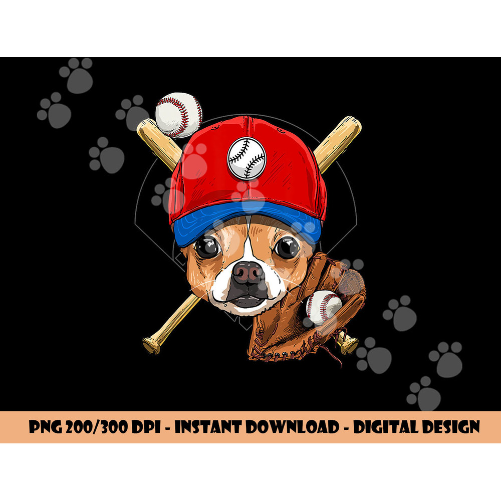 Chihuahua Baseball Dog Lovers Baseball Player png, sublimation copy.jpg