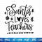 Santa Loves Teachers SVG, Teachers SVG, Teacher Life SVG, Christmas svg, School Christmas svg, Santa svg, Teacher Gift svg, Cut File Cricut - 1.jpg