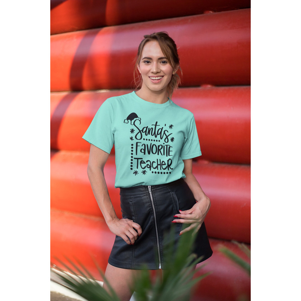 Santa's Favorite Teacher SVG, Teachers SVG, Teacher Life SVG, Christmas svg, School Christmas svg, Santa svg, Teacher Gift, Cut File Cricut - 4.jpg