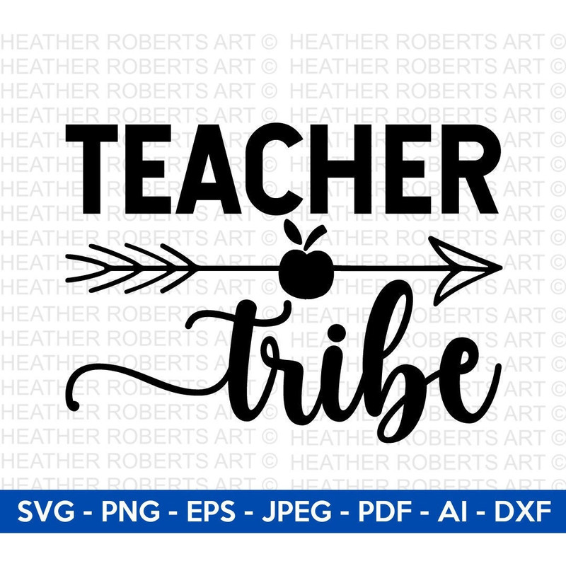 Teacher Tribe SVG, Teacher svg, Back to School Svg, School Svg, School Shirt svg, Teacher Shirts Svg,Gift for Teachers, Cut File Cricut, - 1.jpg