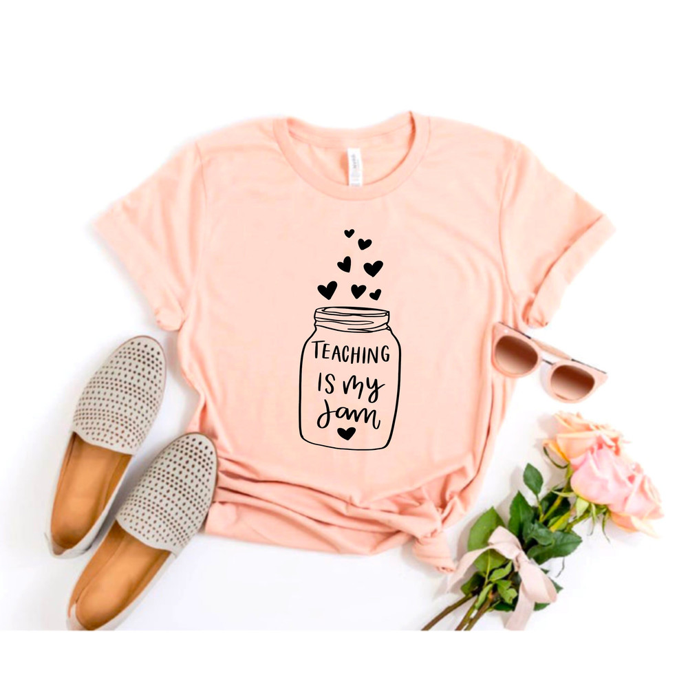 Teaching Is My Jam SVG, Distance Learning svg, Zoom Teacher svg, Mason jam clipart, stickers svg, back to school svg, Cut File Cricut - 2.jpg