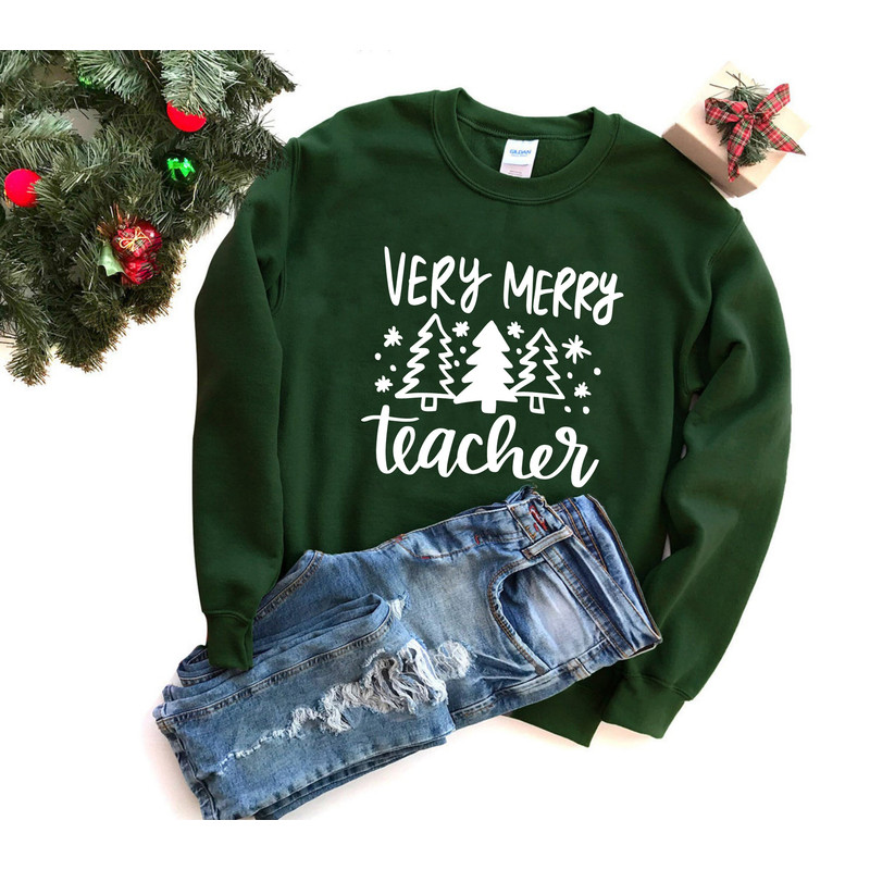 Very Merry Teacher SVG, Teacher Life SVG, Christmas svg, School Christmas svg, Santa SVG, Teacher svg, Christmas Shirt svg, Cut File Cricut - 3.jpg