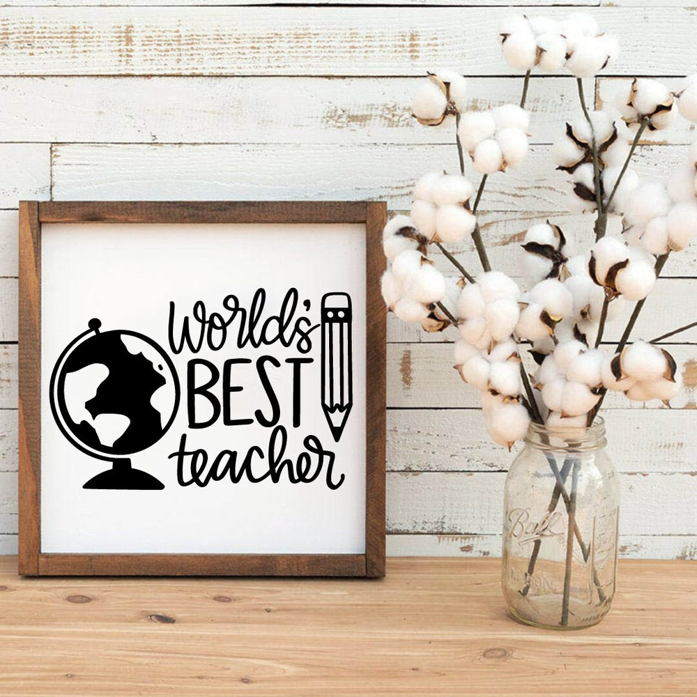 World's Best Teacher Svg, Teacher's Day Svg, Teacher Gift, Teacher Shirt svg, Teacher Quote svg, Teacher Sayings, Cricut Cut File - 4.jpg