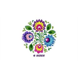 Hungarian embroidery designs - Flower embroidery design machine embroidery pattern - Floral embroidery file - instant do