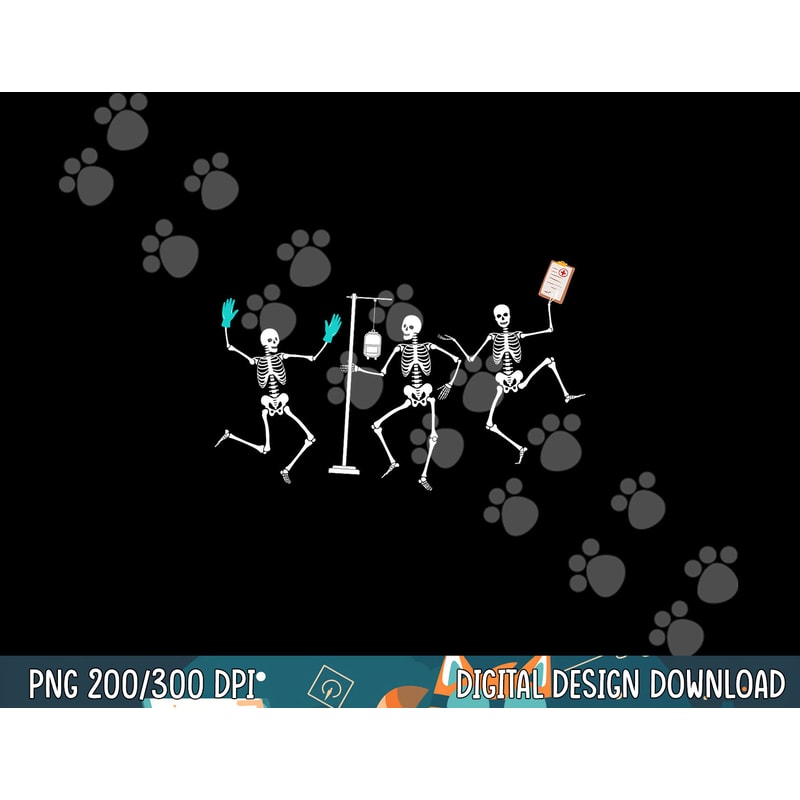 Funny Nurse Skeleton, Halloween healthcare Crew, Skeleton png, sublimation copy.jpg