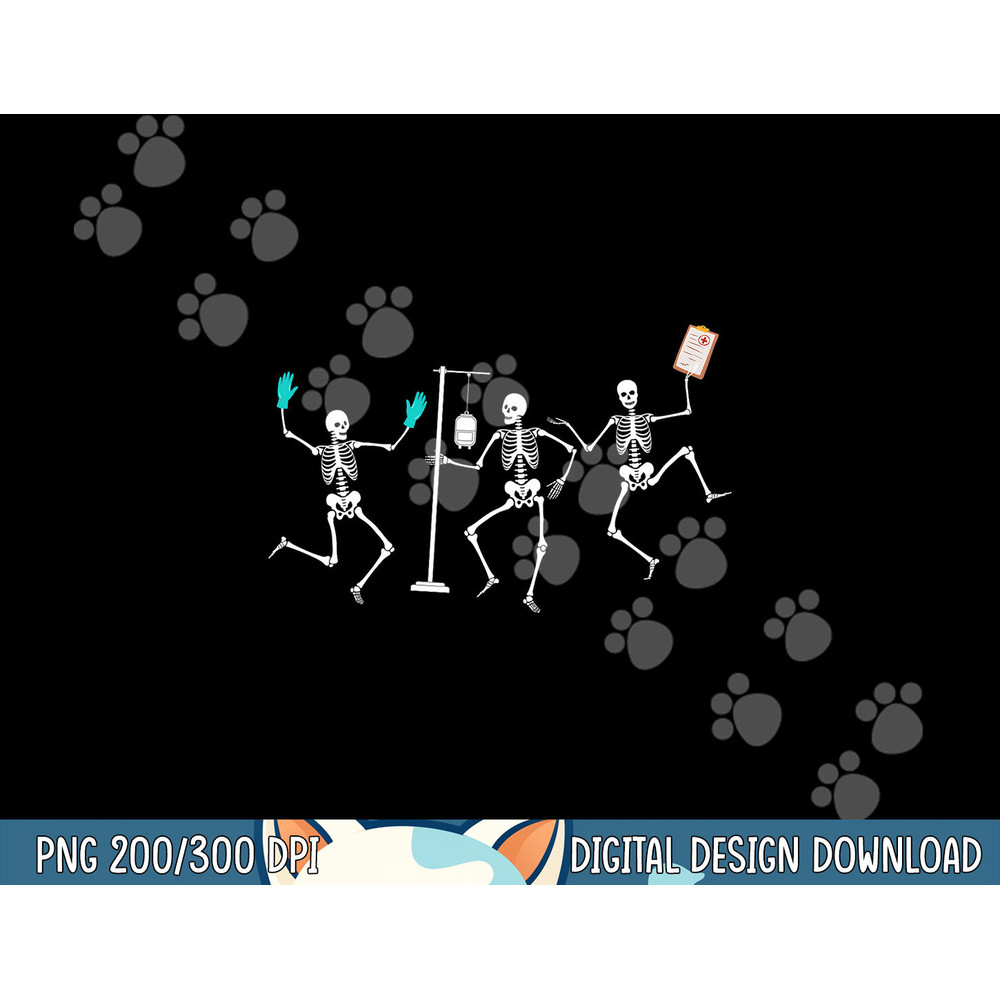 Funny Nurse Skeleton, Halloween healthcare Crew, Skeleton png, sublimation copy.jpg