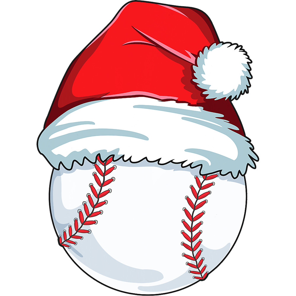 Christmas Baseball png, sublimation For Kids Men Ball Santa Pajama png, sublimation.png