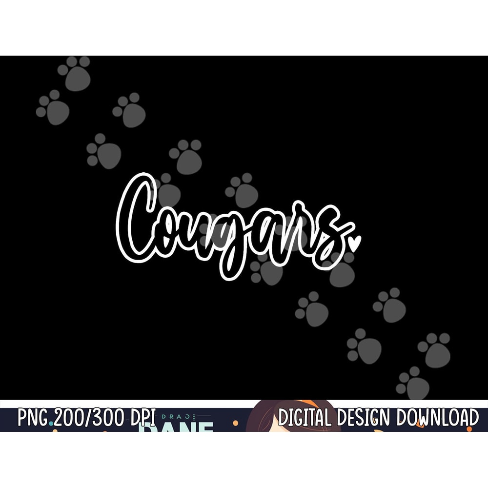 Cougars School Sports Fan Team Spirit Mascot Gift png, sublimation copy.jpg